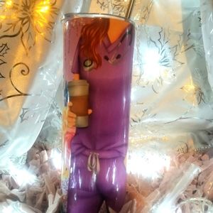 Custom made Health care 20oz skinny tumbler.Hand made.